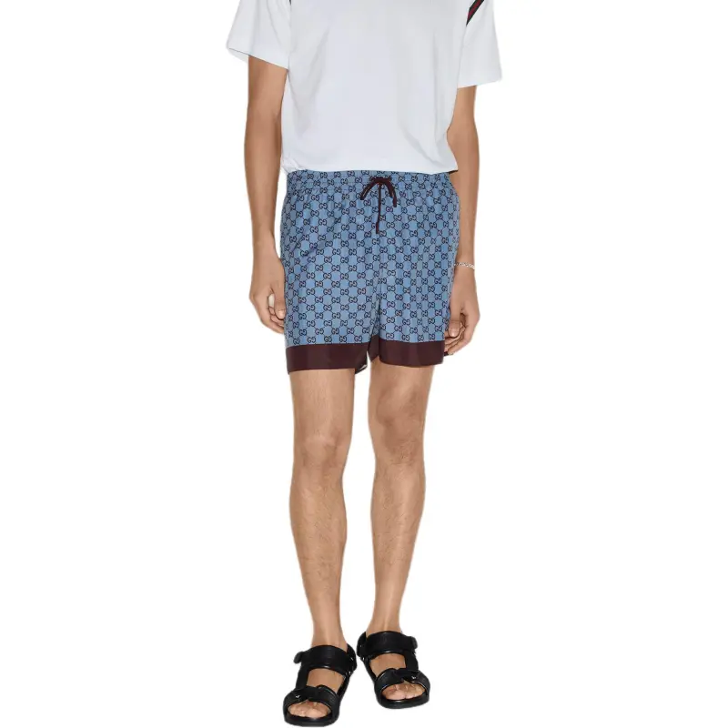 GUCCI Printed Poplin Swim Shorts-2