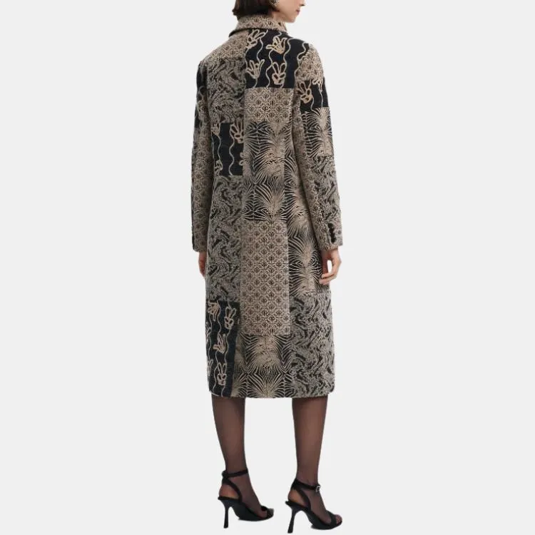 Desigual Coats Women's Brown-2