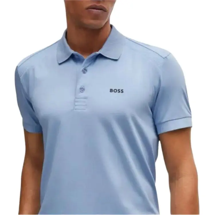 HUGO BOSS Polo Shirt Men's Light Blue-3