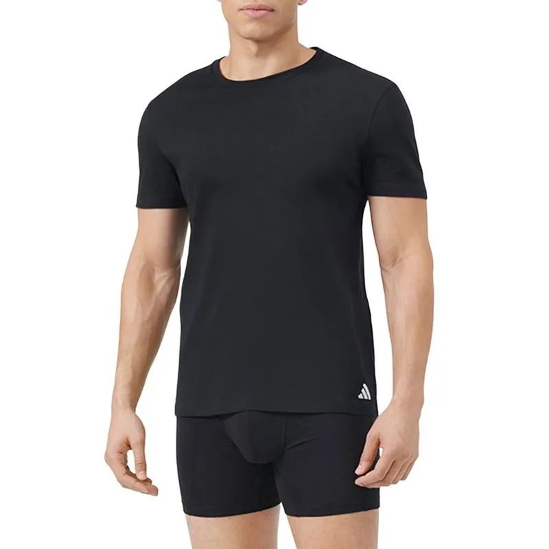 Adidas T Shirt Men's 3 Pack Black-1