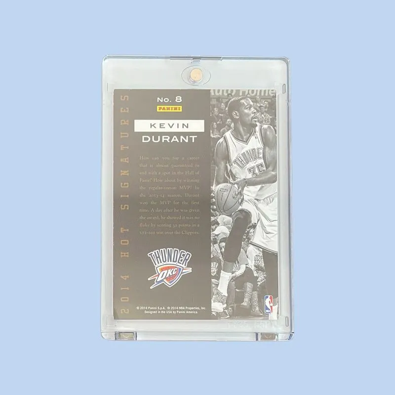 PANINI 2014 Thunder Kevin KD Golden Pen Autograph NBA Special Card Player Card Card Pass Sports Cards 1 Piece-3