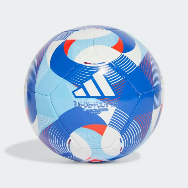 Adidas Size 5 Soccer TPU Machine Stitched Soccer Ball Unisex White, Sun Red, Royal Blue-5