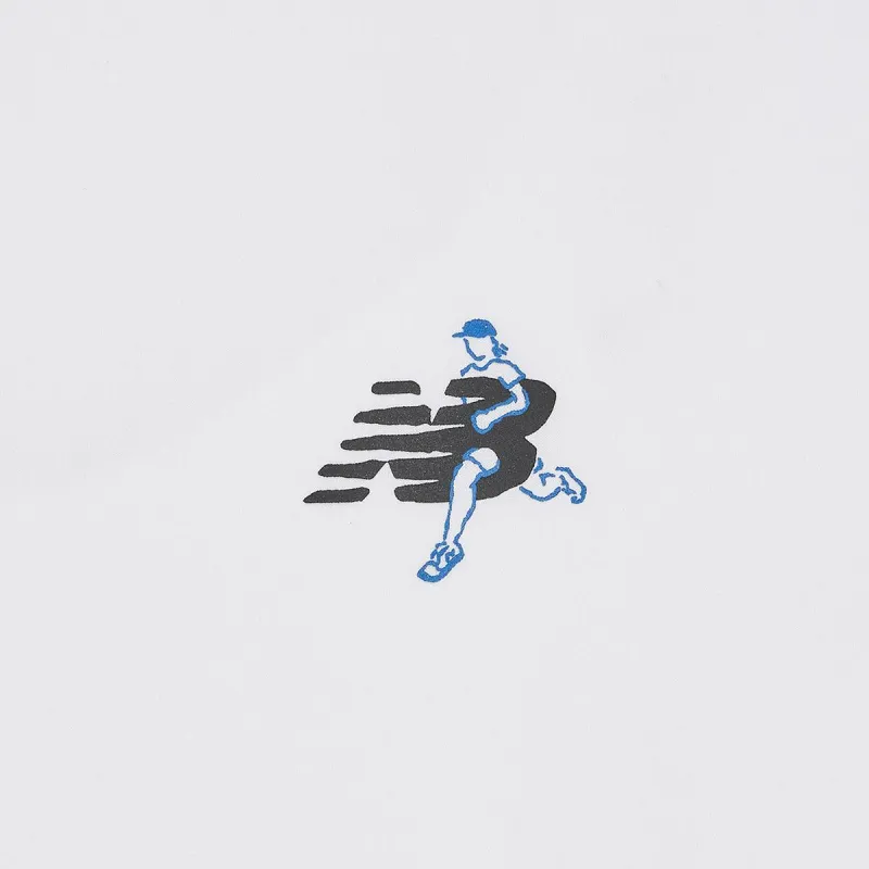 New Balance UNI Beach Run T Shirt Unisex 10 White-2