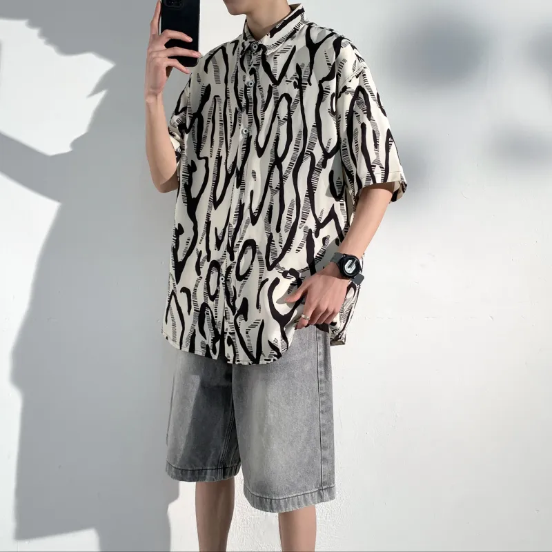 F.I.W FANGIWEN Floral Shirt Unisex-11