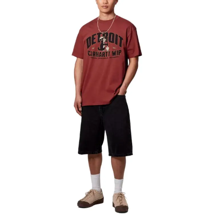 Carhartt WIP T Shirts Men Red-2
