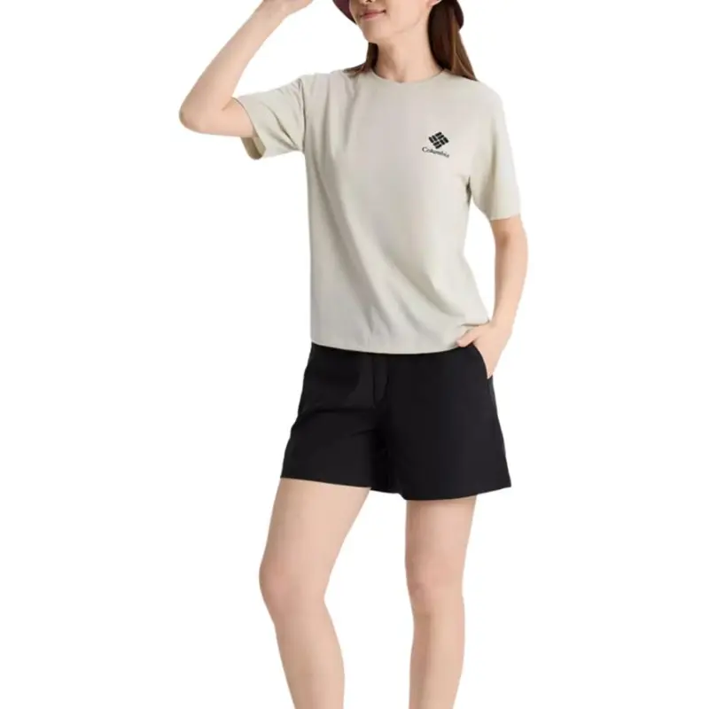 Columbia T Shirts Women's Khaki 278-2