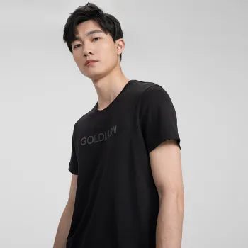 GOLDLION T Shirts Men Black 99