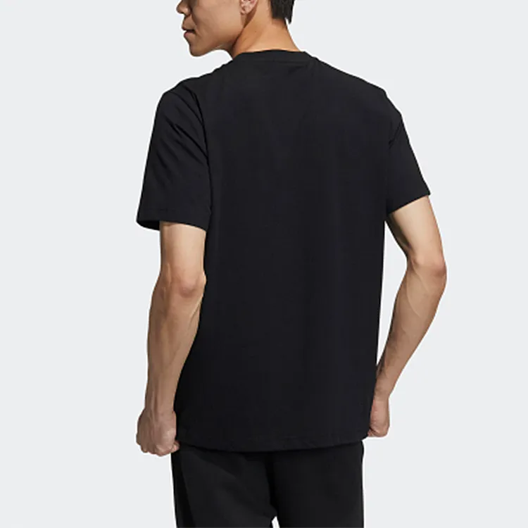 Adidas Neo Set-in Sleeve T-Shirt Men's Black-3