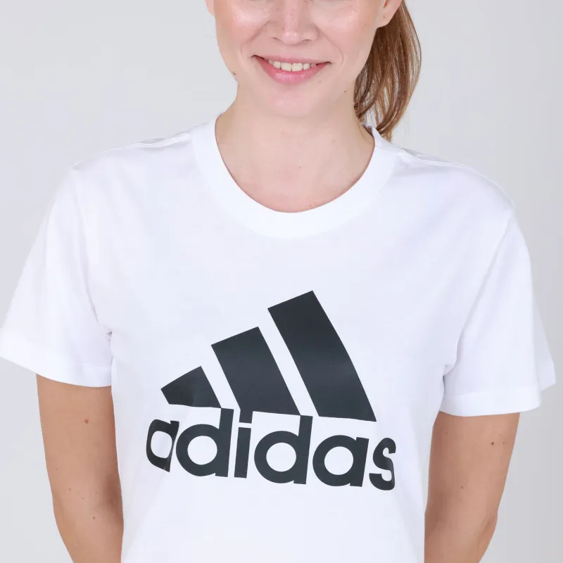 adidas Women's Essentials Logo Tee White-6