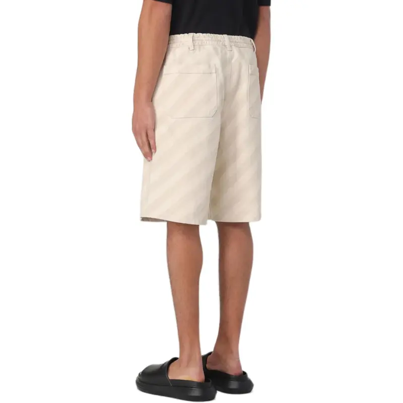 MARNI Denim Shorts Men Ecru-1