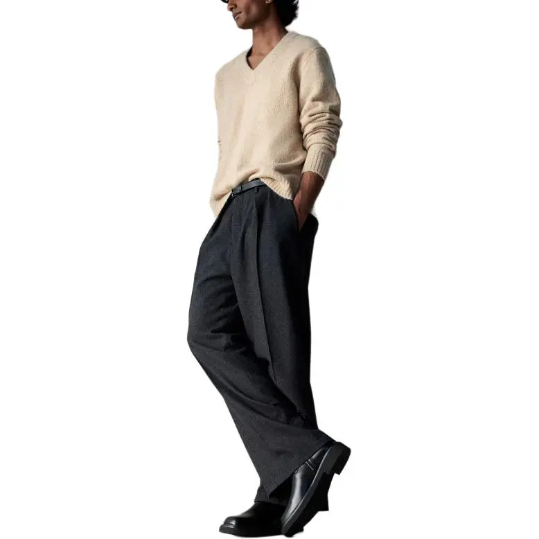 H&M Sweaters Men Beige-1