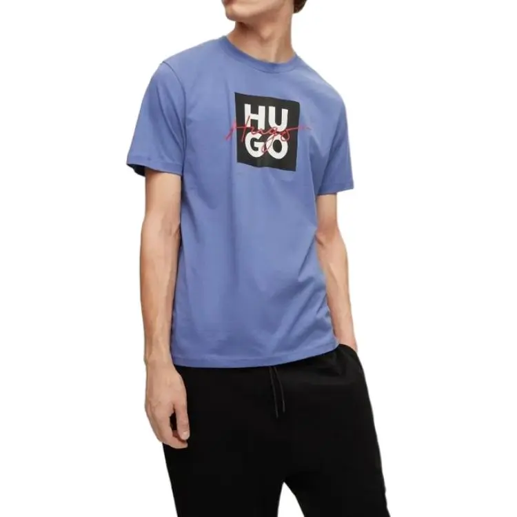HUGO BOSS T-Shirts Men Purple-3
