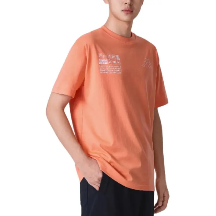 Kappa T-Shirts Men Orange-7602-3