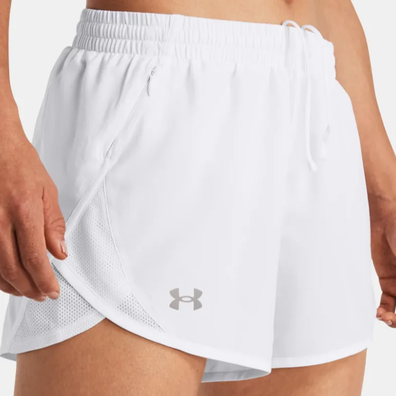 Under Armour UA Fly By Sports Shorts Women's White-5