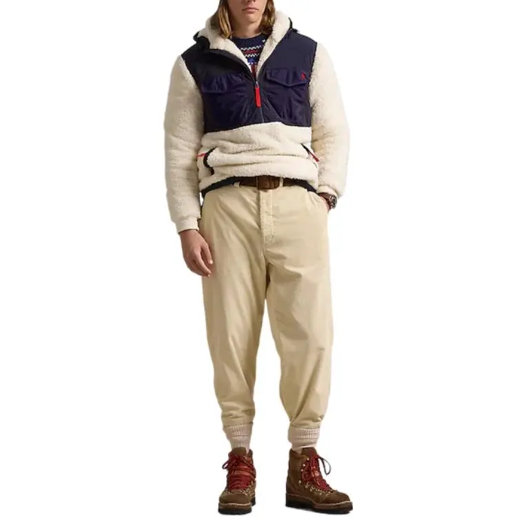 Polo Ralph Lauren Polo Pony Embroidered Fleece Hooded Jacket-3