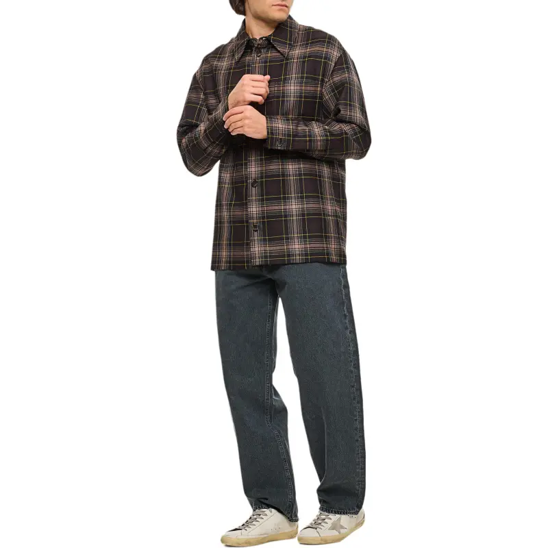 FENDI Checked Long Sleeved Jacket-3