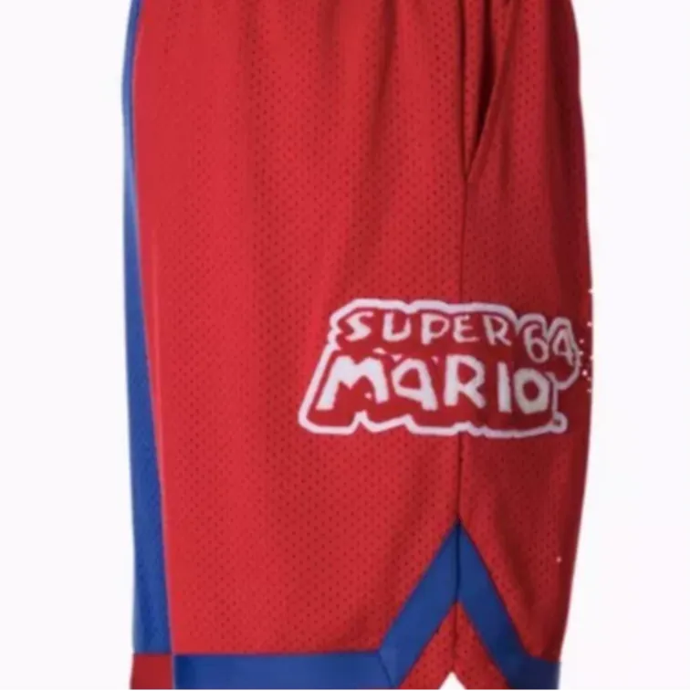 PUMA Super Mario Casual Shorts Men's Red-5