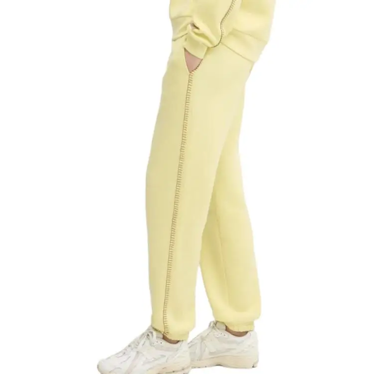 UGG FW24 Knitted Sports Pants Women's Yellow-1
