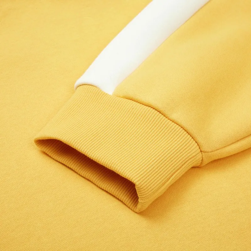 New Balance Splicing Sweatshirt Women's Yellow-3