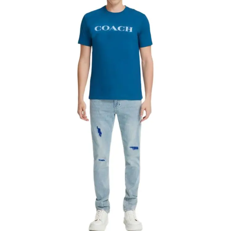 COACH T Shirts Men Blue-1