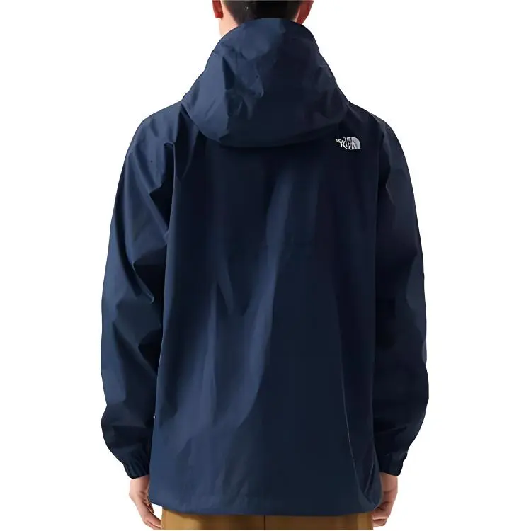 THE NORTH FACE City Outdoor Collection Windbreaker Jackets Men Navy Blue+Shopping Bag-3