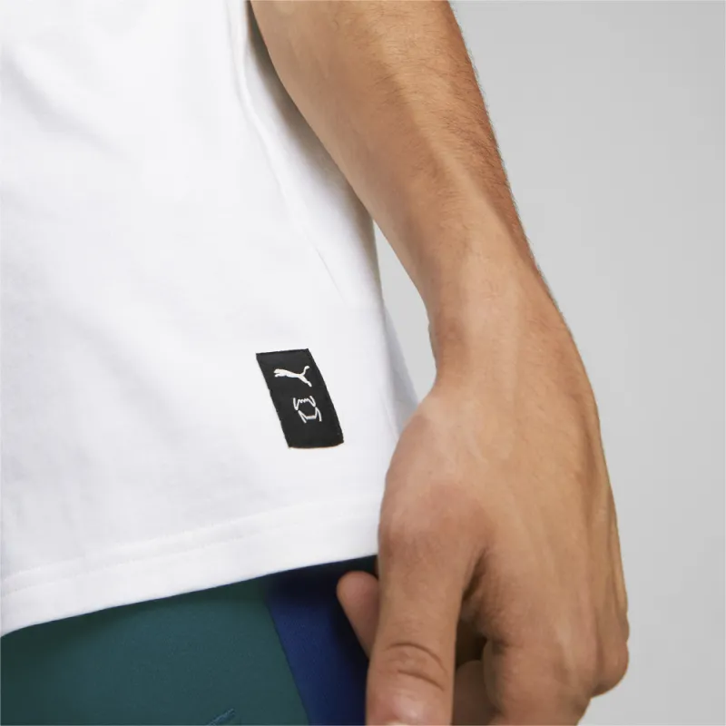 PUMA Basketball Collection T Shirt Men's PUMA White-4
