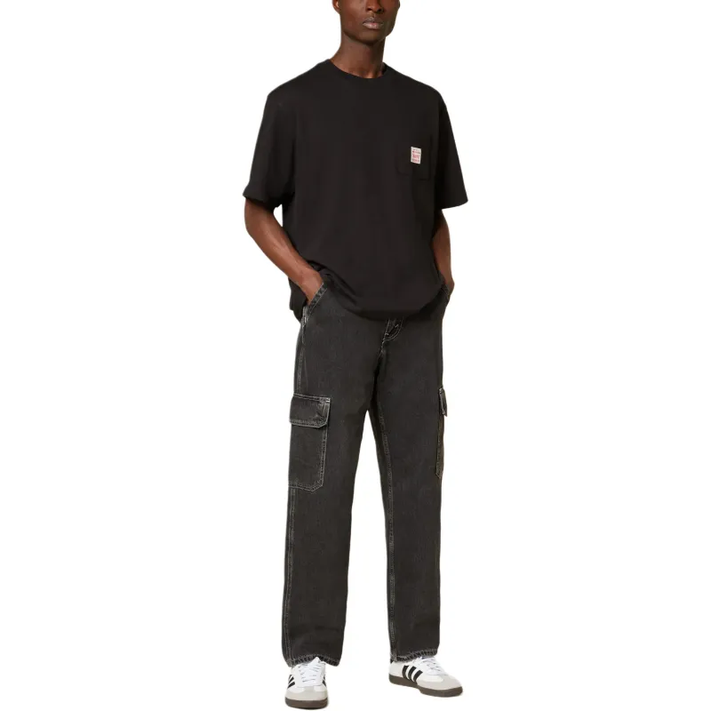 Levi's Short Sleeve Workwear T Shirt T Shirt Men's Black-3