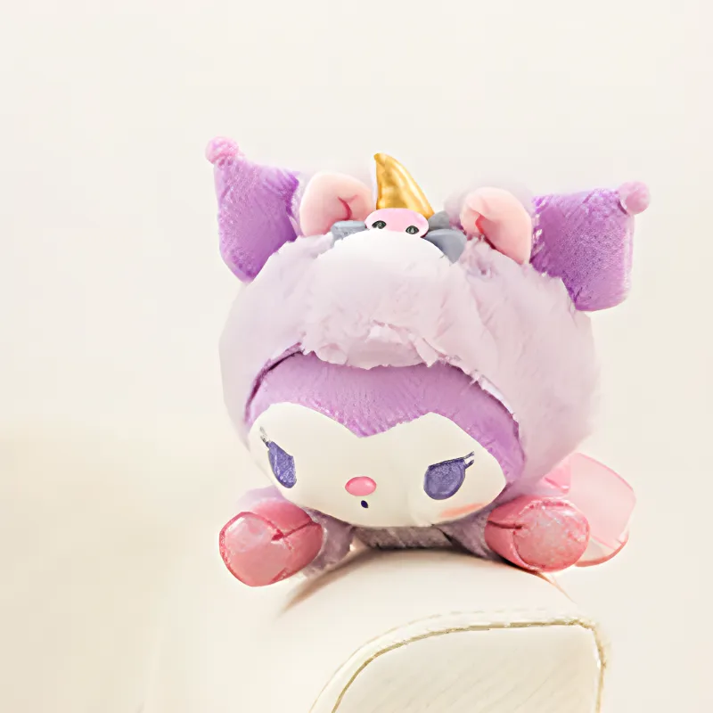 Sanrio Kuromi Unicorn Party Dolls Plush Doll 15.5cm High-2