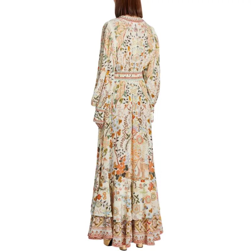 Camilla In Honour Of Heirlooms-print Maxi Dress-2