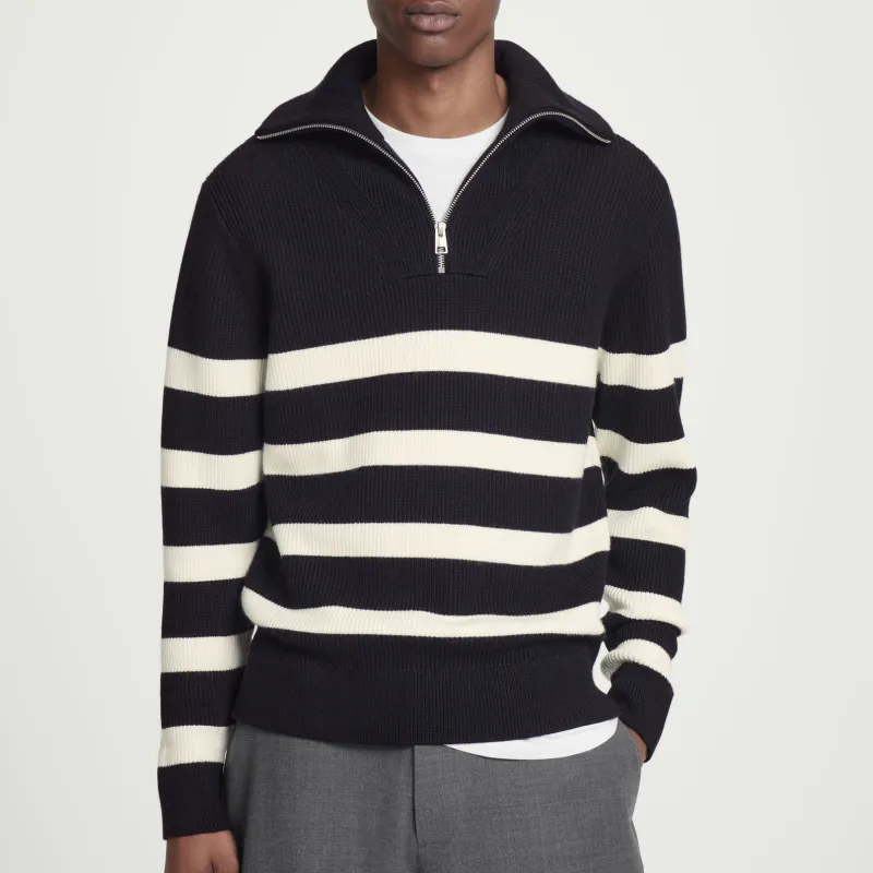 COS Sweaters Men Black/Cream-1