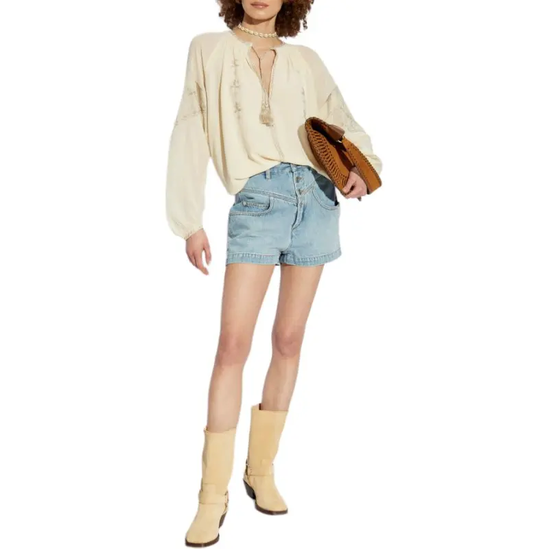 ISABEL MARANT Oris Long Sleeved Top-1