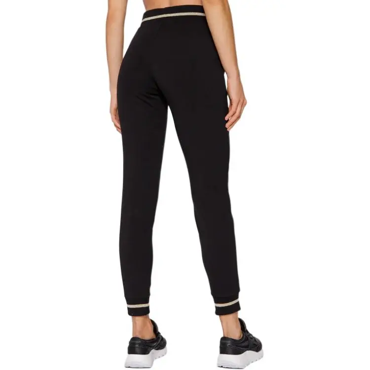 EMPORIO ARMANI SS23 Knitted Sports Pants Women's Black-3