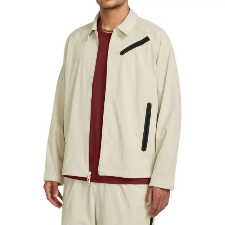 Under Armour Jackets Coats Men's Ecru-3