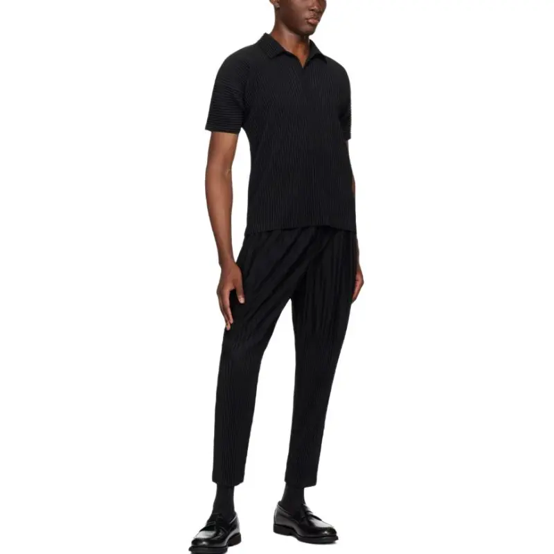 ISSEY MIYAKE Mc April Pleated Tapered Trousers-1