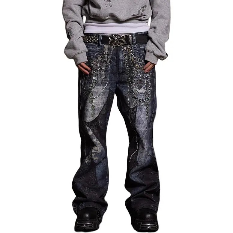 DND4DES Jeans Unisex Blue-2