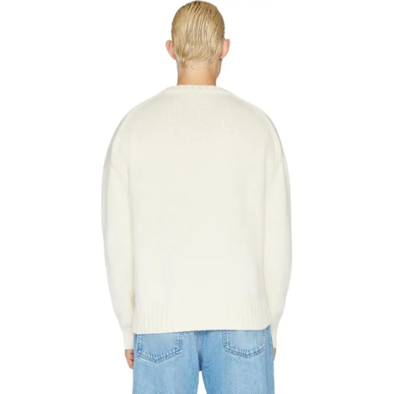 FRAME Ritz Paris Cashmere Sweater Unisex White-5
