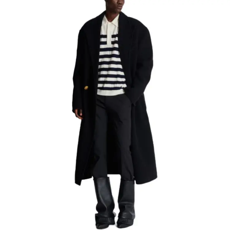 BALMAIN Striped Knit Polo Shirt-3