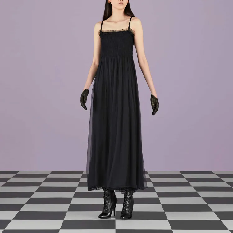 GUCCI Sleeveless Dresses Women's Black-1
