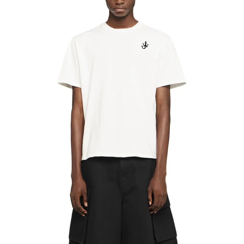 JW Anderson Anchor embroidered T shirt-1