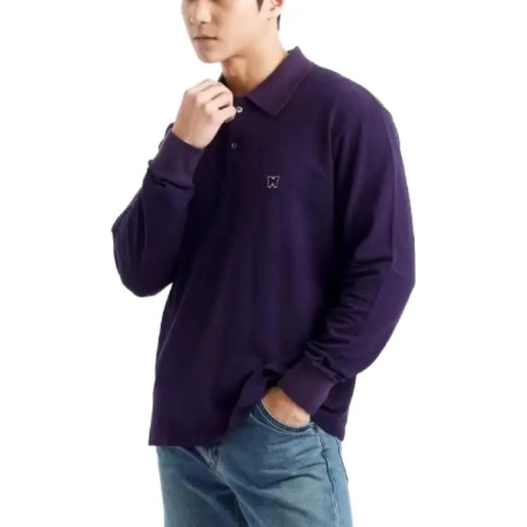 Needles Polo Shirt Men's Purple-3