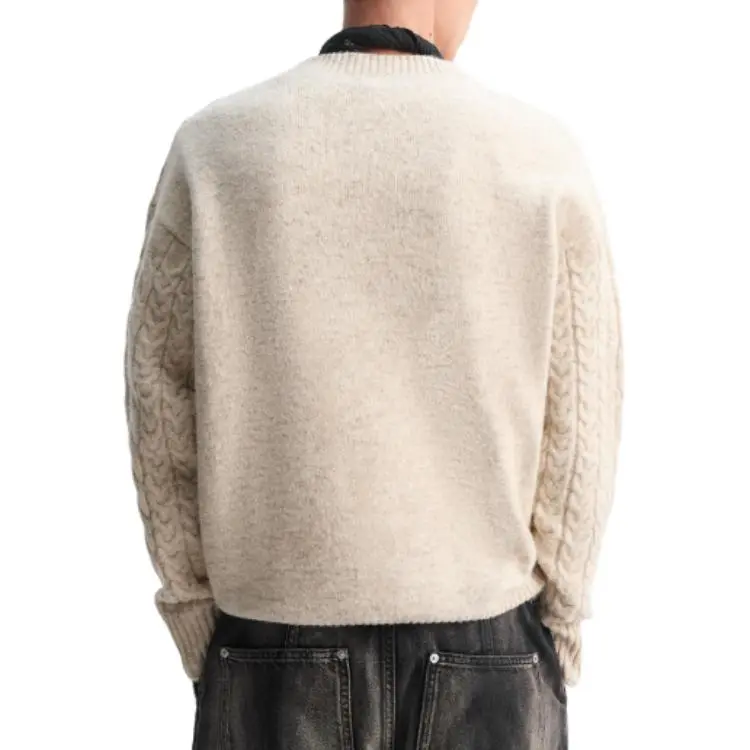 ZARA New Year Knitwear Men White-3