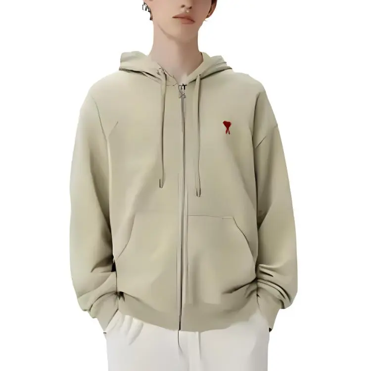 AMIPARIS Ami-de-Coeur-motif Zipped Hoodie-2
