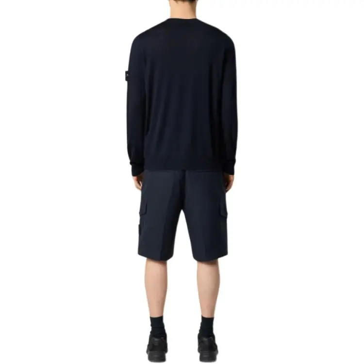 STONE ISLAND Logo Patch Crewneck Jumper-3