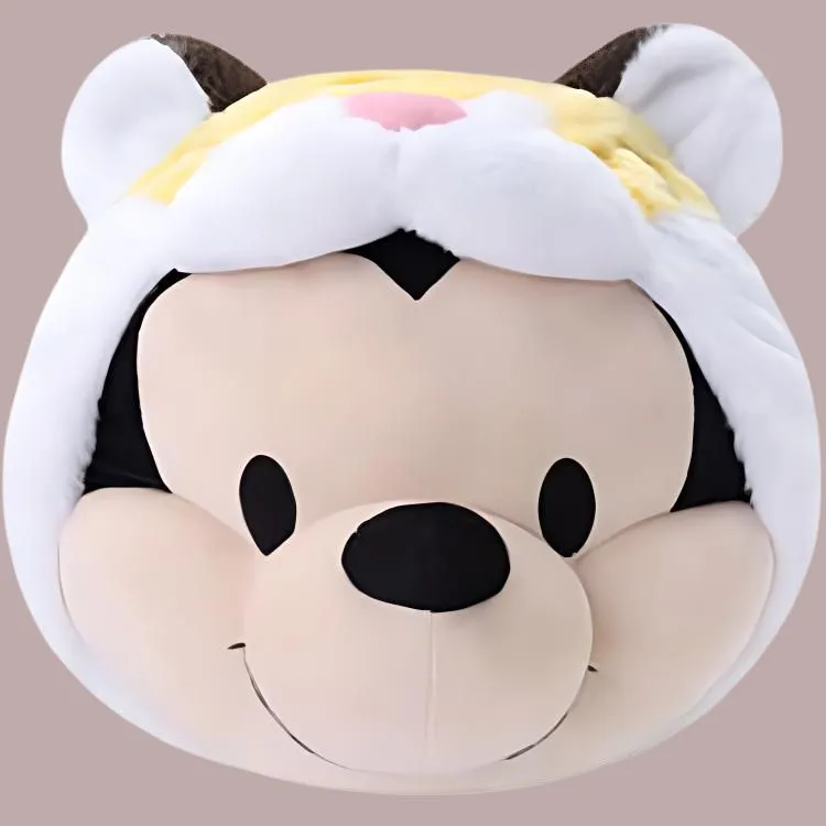 Disney Tiger Mickey Mouse Yellow Dolls Plush Doll 34cm High-2