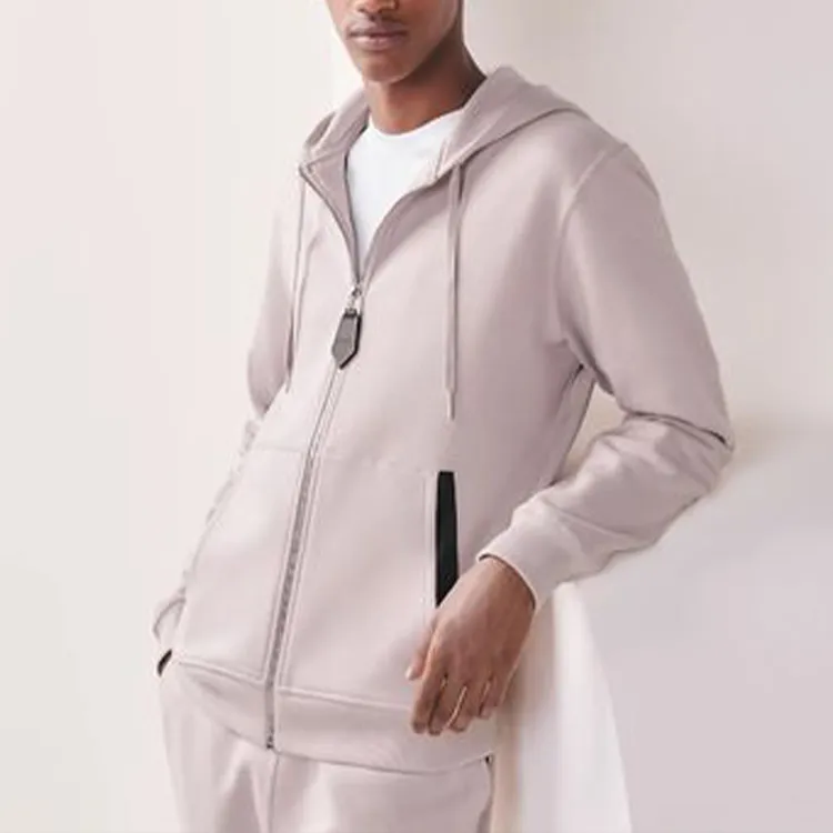 HERMES Sweatshirts Men Light Beige-1