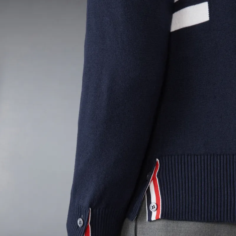 THOM BROWNE 4 Bar Knitted Jumper-6