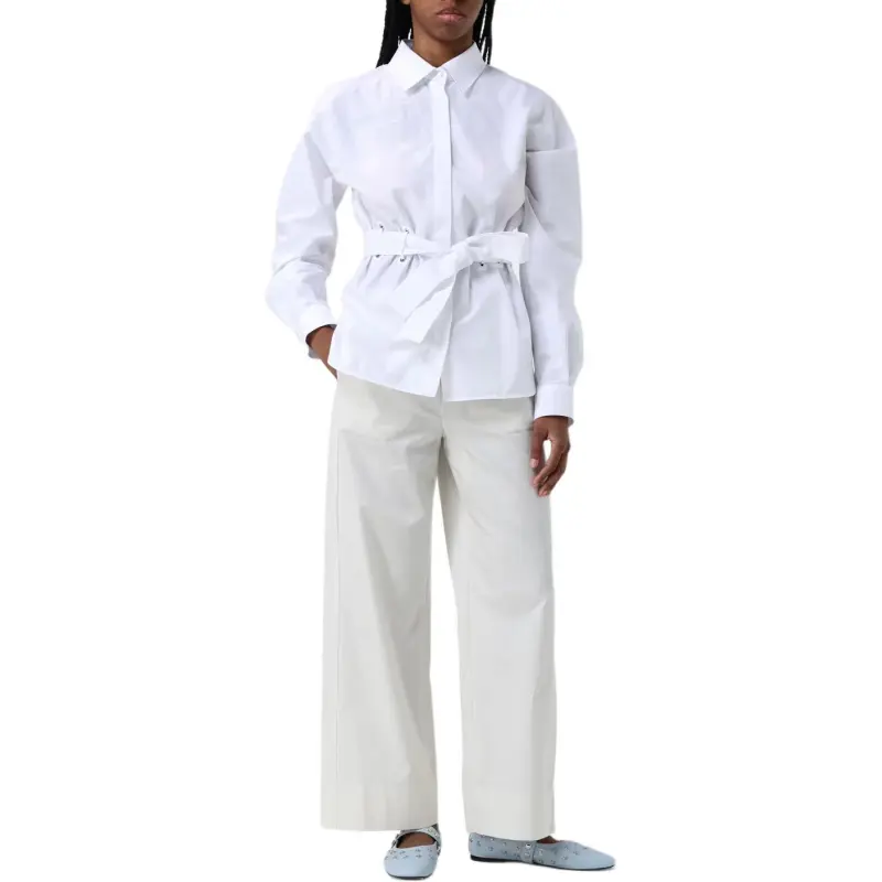 MaxMara Juglas Belted Button Up Shirt-3
