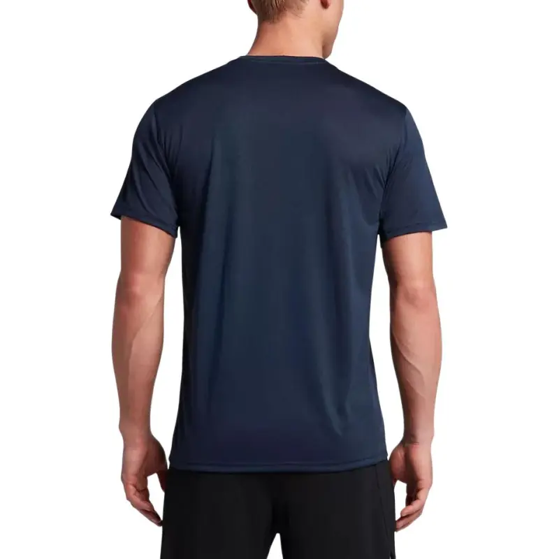Nike T Shirts Men Navy Blue-4