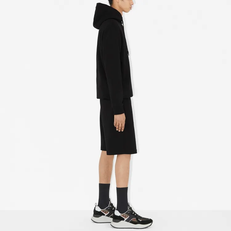 Burberry Embroidered Monogram Ekd Cotton Hoodie-3