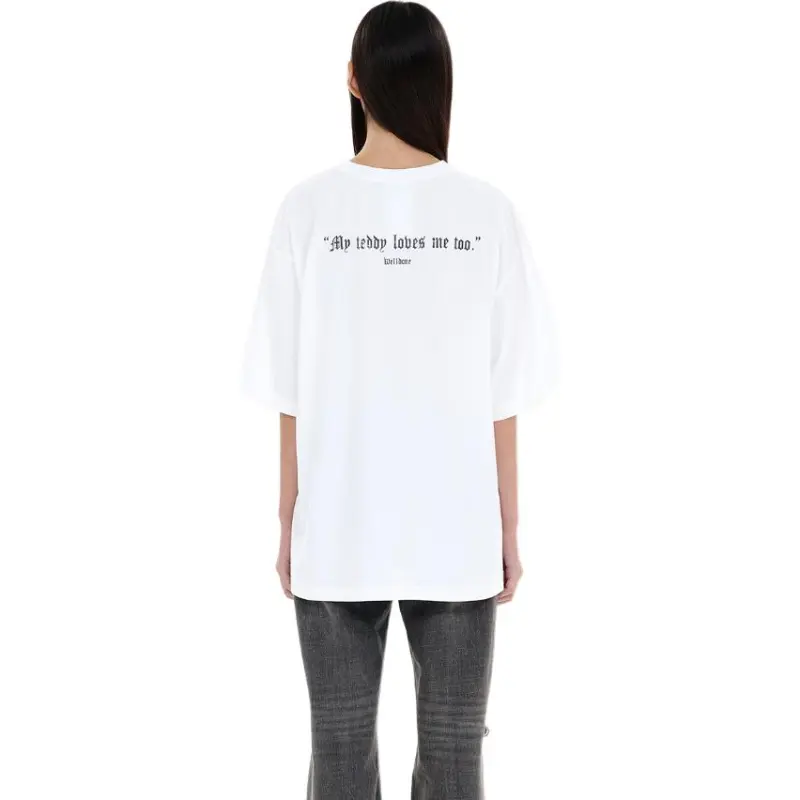 WE11DONE SS25 T Shirt Unisex White-5